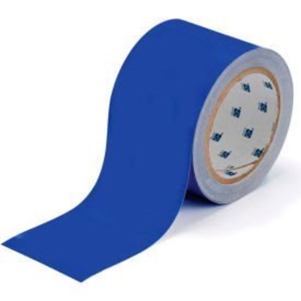 Brady Brady® 104314 ToughStripe Floor Marking Tape, Polyester, 2"W X 100'L, Blue 104314